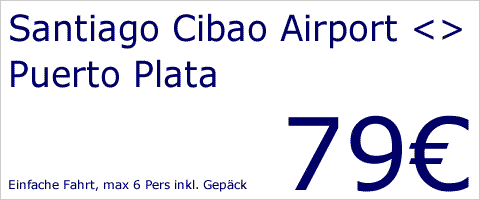 Transfer Puerto Plata Santiago Airport